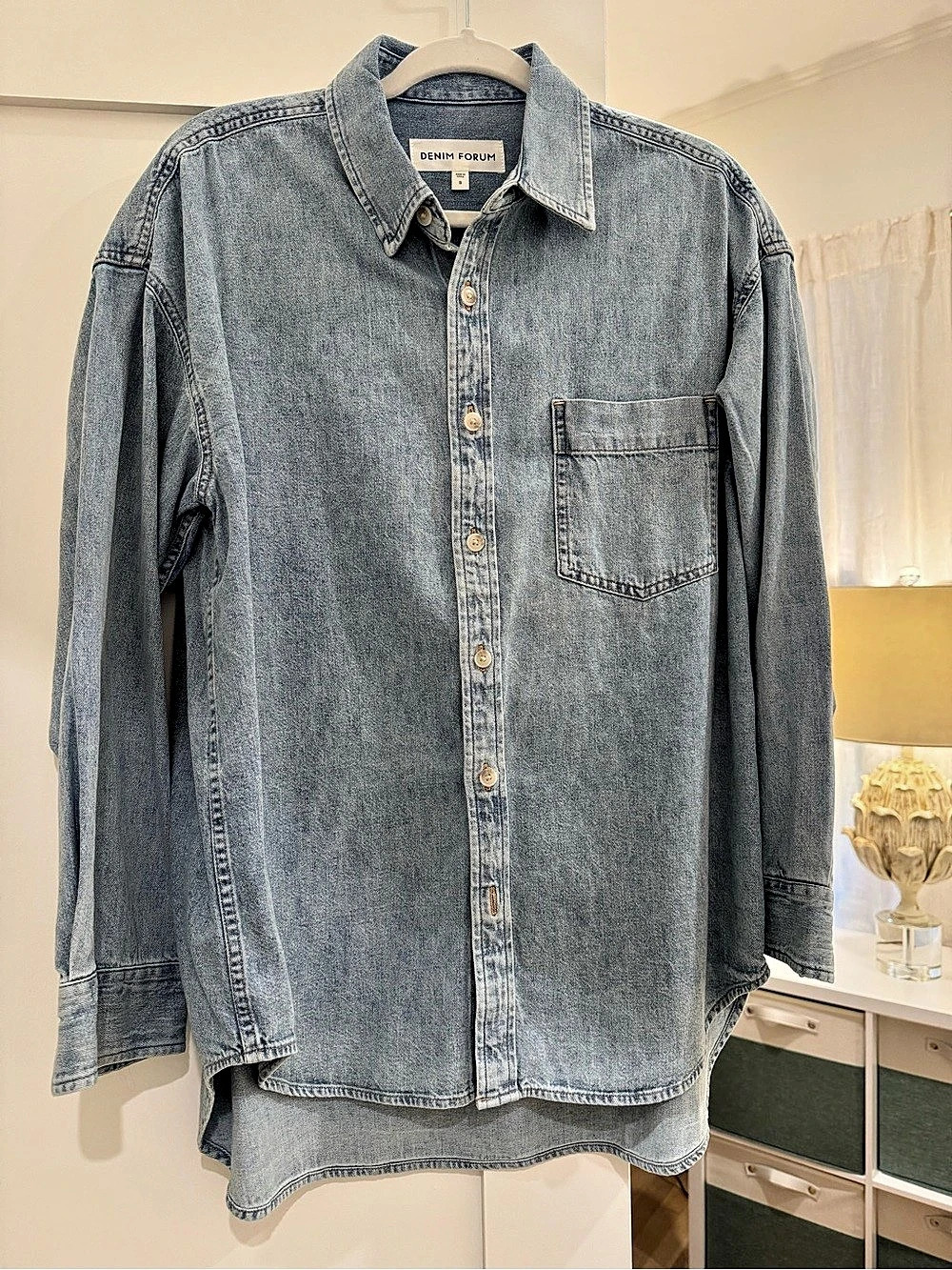 Denim Forum “The ’80s Comfy Denim Shirt”